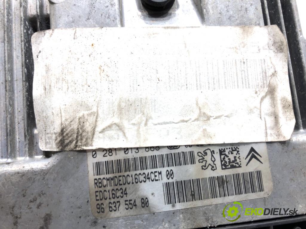 PEUGEOT 207 liftback 2008 66 kW 1.6 HDi 1560 riadiaca jednotka Motor 9663755480 (Riadiaca jednotka)