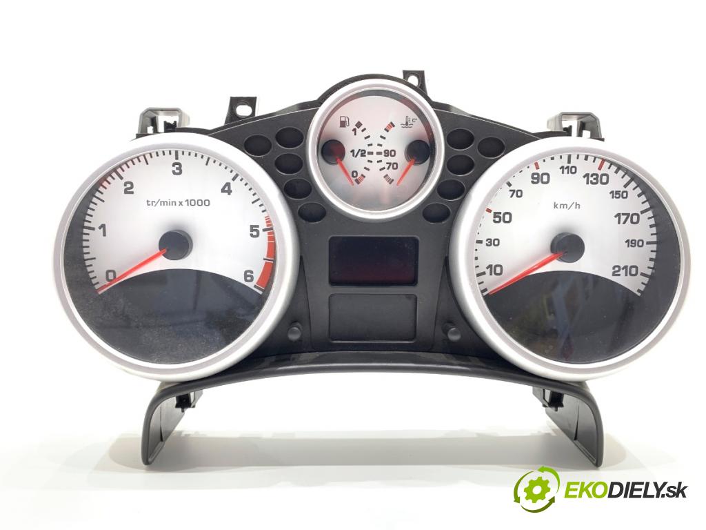 PEUGEOT 207 liftback 2008 66 kW 1.6 HDi 1560 Prístrojovka A2C53065547 (Prístrojová doska)