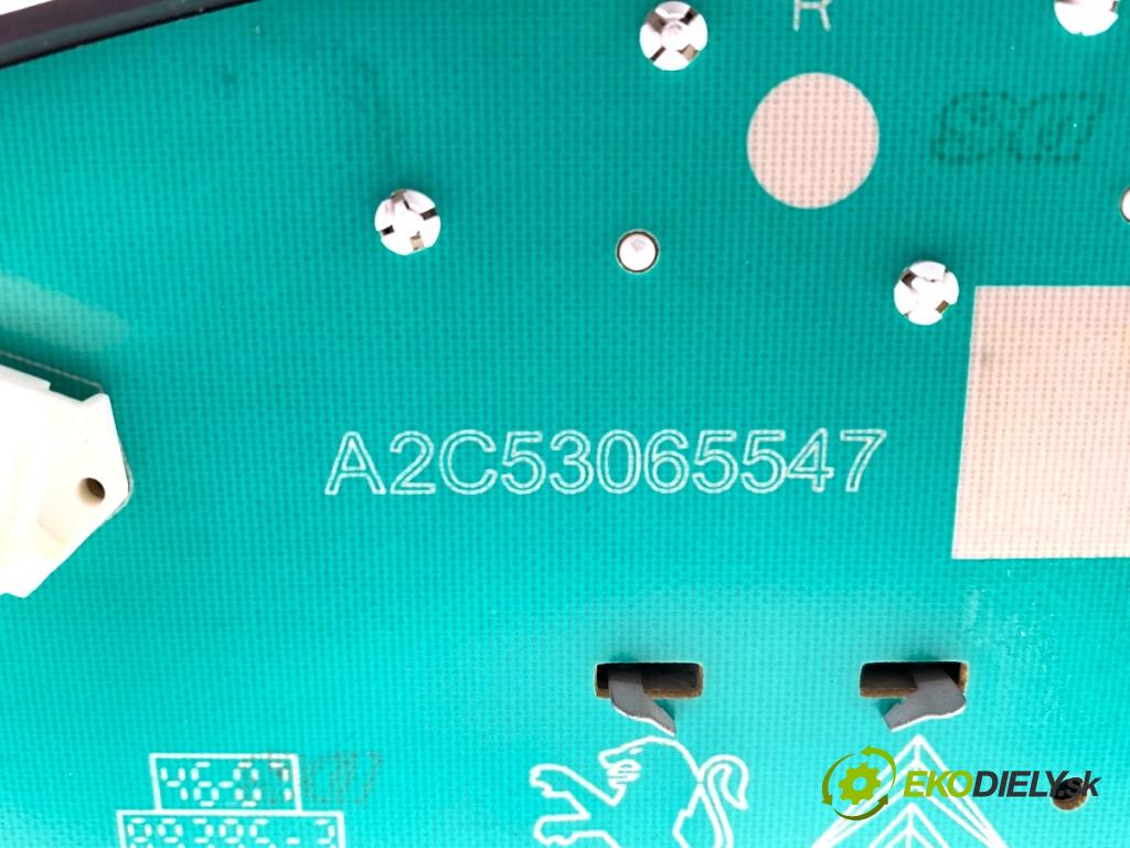 PEUGEOT 207 liftback 2008 66 kW 1.6 HDi 1560 Prístrojovka A2C53065547 (Prístrojová doska)