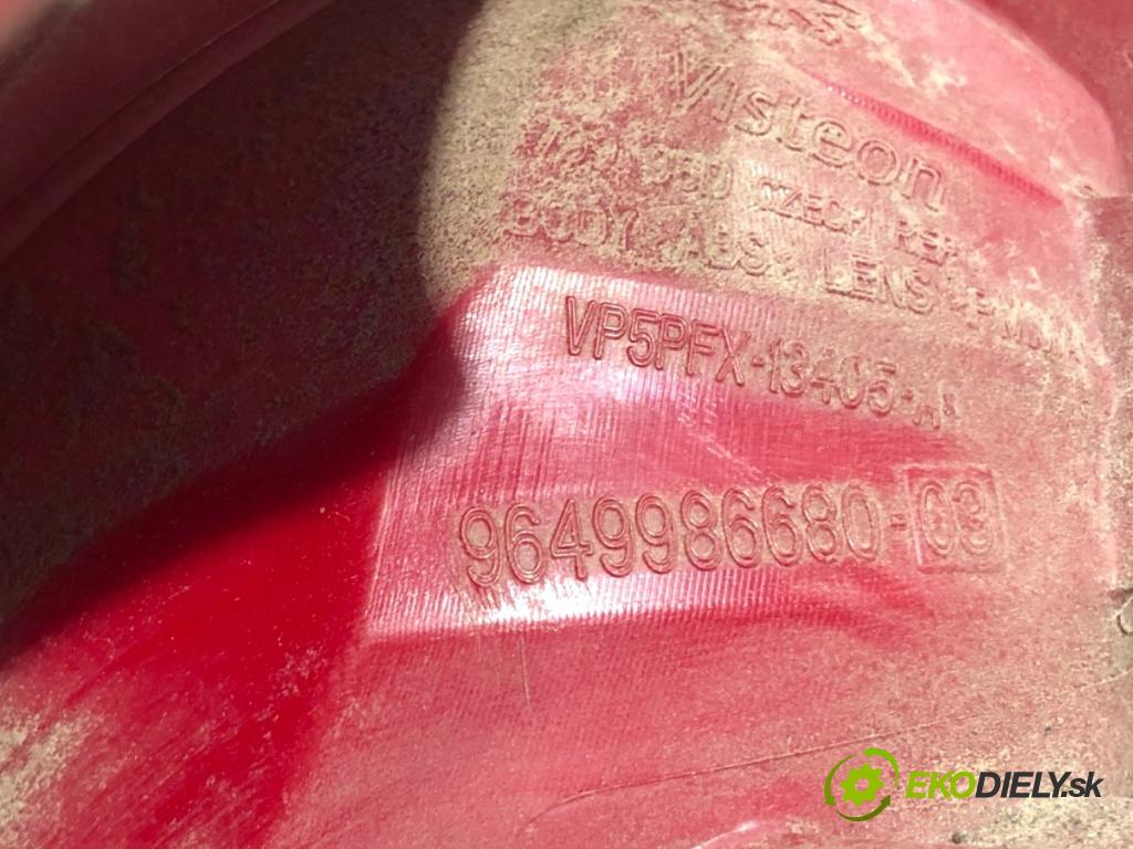 PEUGEOT 207 liftback 2008 66 kW 1.6 HDi 1560 světlo levý zadní část 9649986680