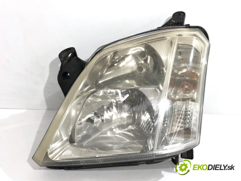 OPEL MERIVA A nadwozie wielkoprzestrzenne (MPV) 2004 74 kW 1.7 CDTI (E75) 1686 světlomet levý přední část 93321052