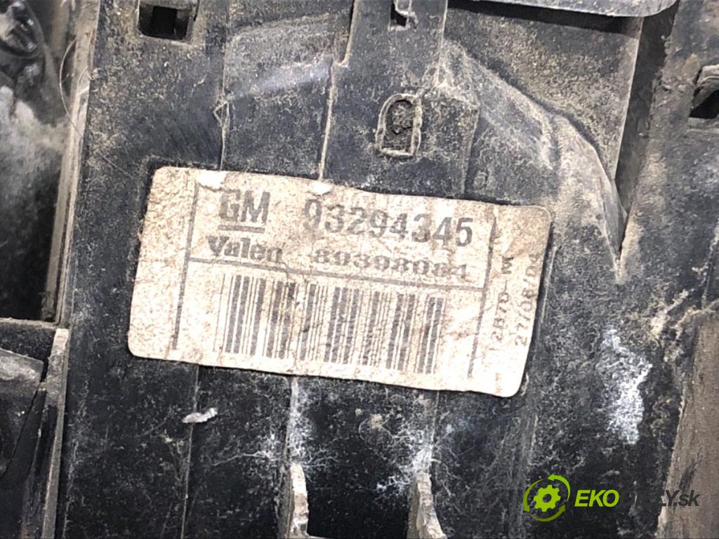 OPEL MERIVA A nadwozie wielkoprzestrzenne (MPV) 2004 74 kW 1.7 CDTI (E75) 1686 světlo levý zadní část 93294345