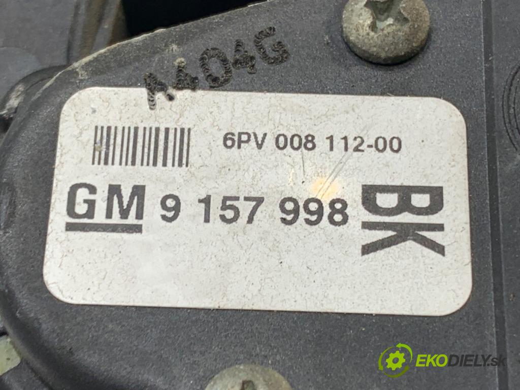 OPEL ASTRA H liftback 2004 88 kW 1.9 CDTI (L48) 1910 Potenciometer plynu 9157998 (Potenciometer plynového pedálu)