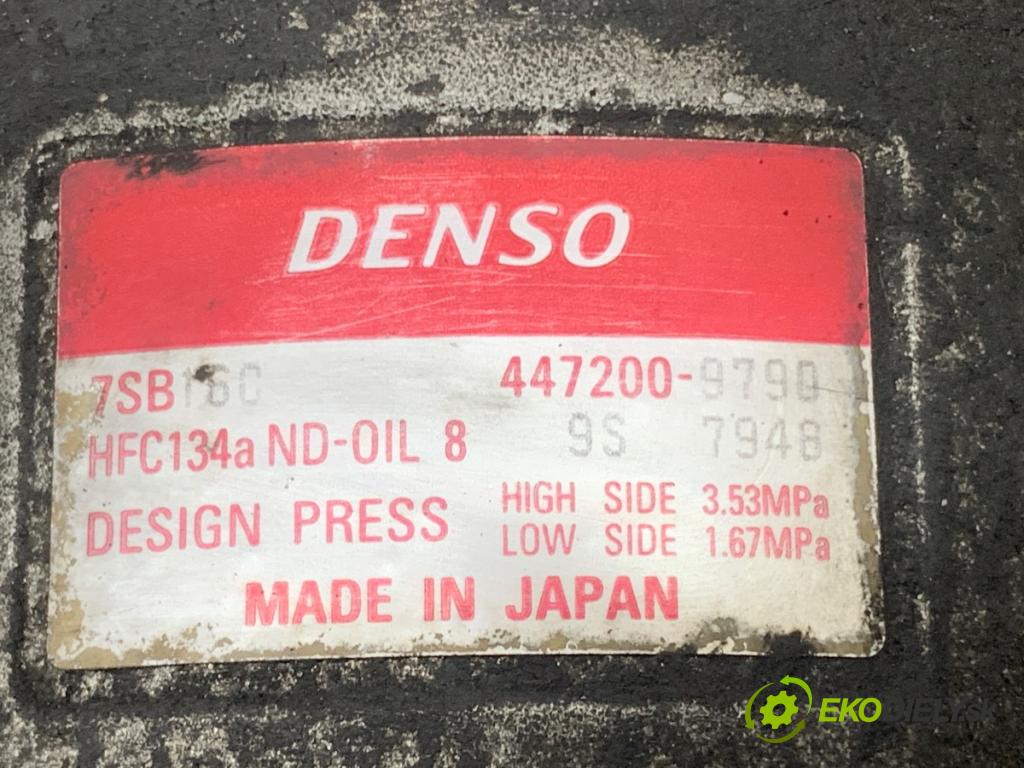 BMW E39 sedan 1997 110 kW 520 i 1990 Kompresor klimatizácie 447200-9790 (Kompresor klimatizácie)