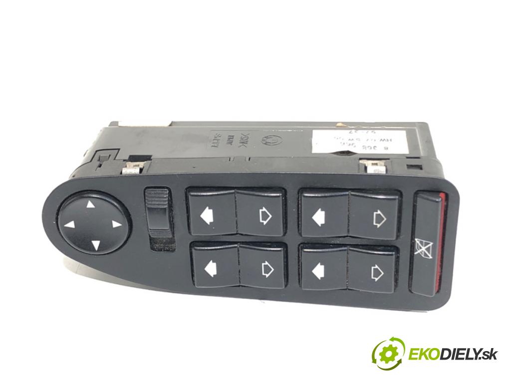 BMW E39 sedan 1997 110 kW 520 i 1990 Prepínač okien 8368966 (Prepínacie páčky pod volantom)