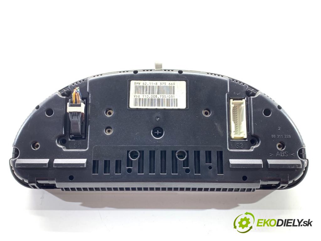 BMW E39 sedan 1997 110 kW 520 i 1990 Prístrojovka 8375669 (Prístrojová doska)