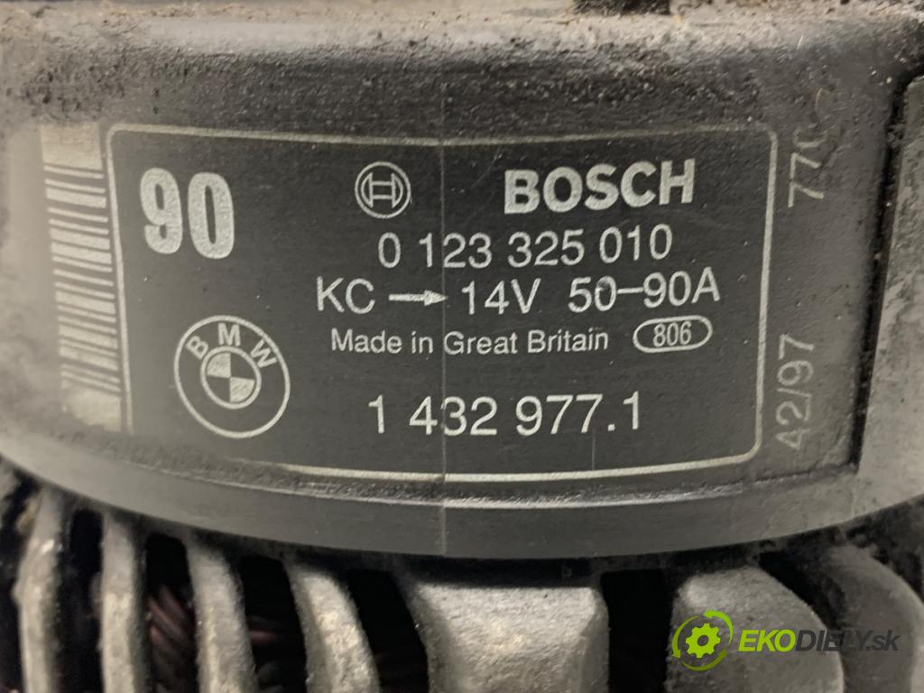 BMW E39 sedan 1997 110 kW 520 i 1990 Alternátor 1432977 (Alternátor)