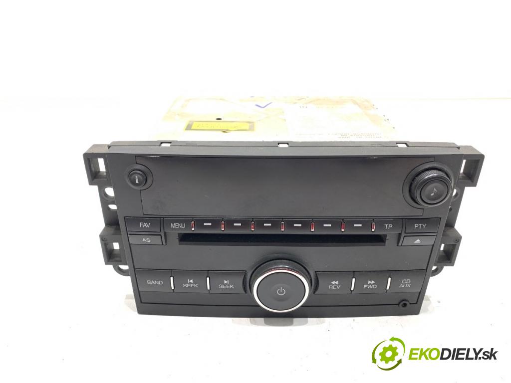 CHEVROLET EPICA sedan 2007 105 kW 2.0 1993 RADIO 96672509 (Audio zariadenie)