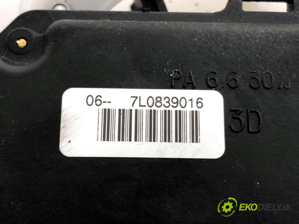 VW TOURAN nadwozie wielkoprzestrzenne (MPV) 2004 74 kW 1.9 TDI 1896 zámok dveře pravý zadní část 7L0839016