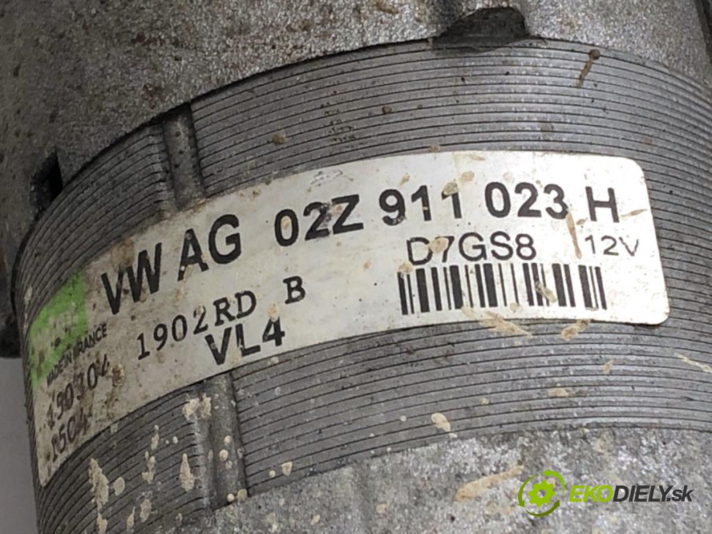 VW TOURAN nadwozie wielkoprzestrzenne (MPV) 2004 74 kW 1.9 TDI 1896 Štartér 02Z911023H (Štartér)