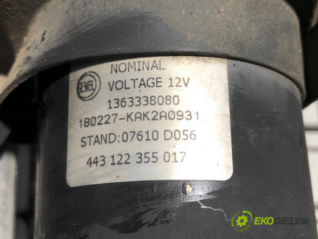 CITROEN JUMPER II Platforma / podwozie 2018 120 kW 2.0 BlueHDi 160 1997 Mechanizmus stieračov predný 1363338080 (Motorček stieračov predný)