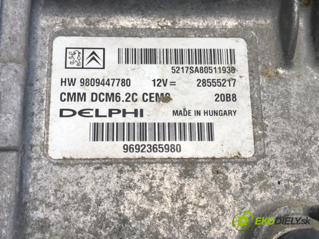 CITROEN JUMPER II Platforma / podwozie 2018 120 kW 2.0 BlueHDi 160 1997 riadiaca jednotka Motor 9809447780 (Riadiaca jednotka)