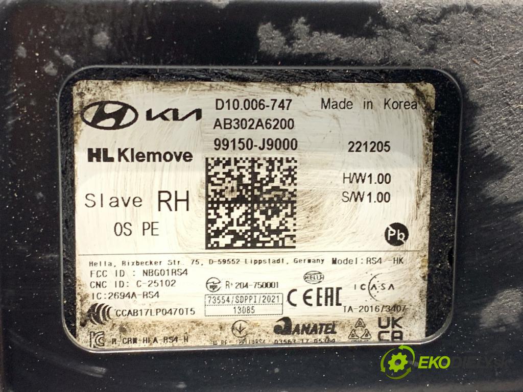 HYUNDAI KONA SUV 2022 146 kW 1.6 T-GDi 4WD 1598 Snímač Mŕtveho 99150-J9000