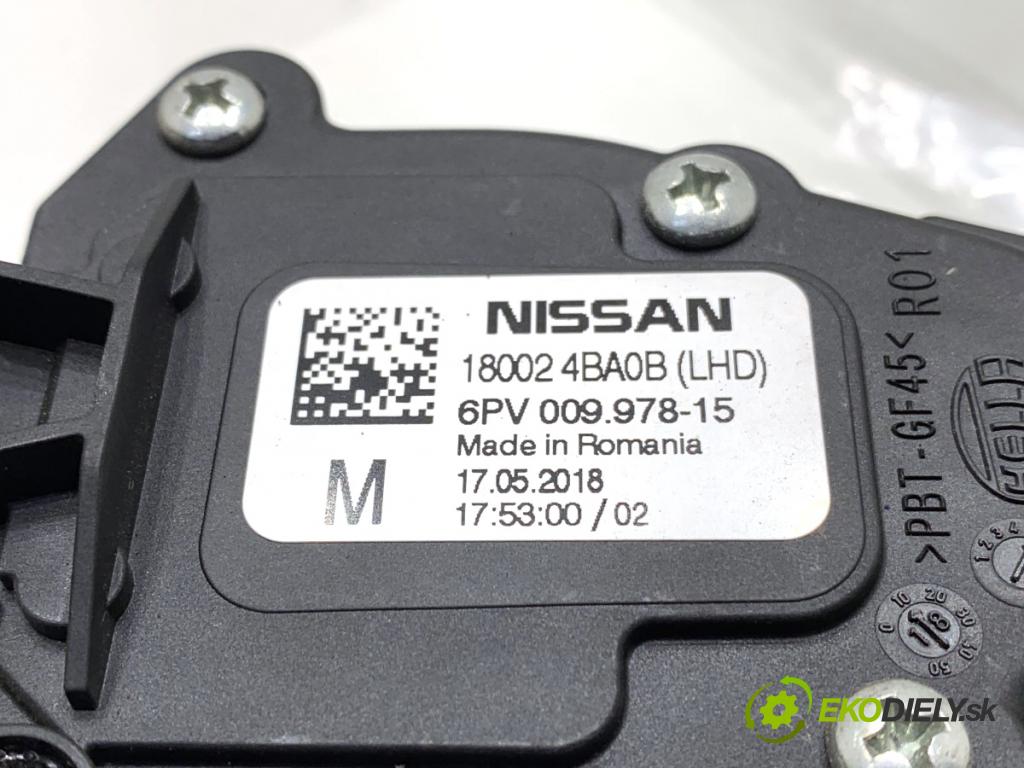 NISSAN QASHQAI J11 SUV 2018 85 kW 1.2 DIG-T 1197 Potenciometer plynu 180024BA0B (Potenciometer plynového pedálu)