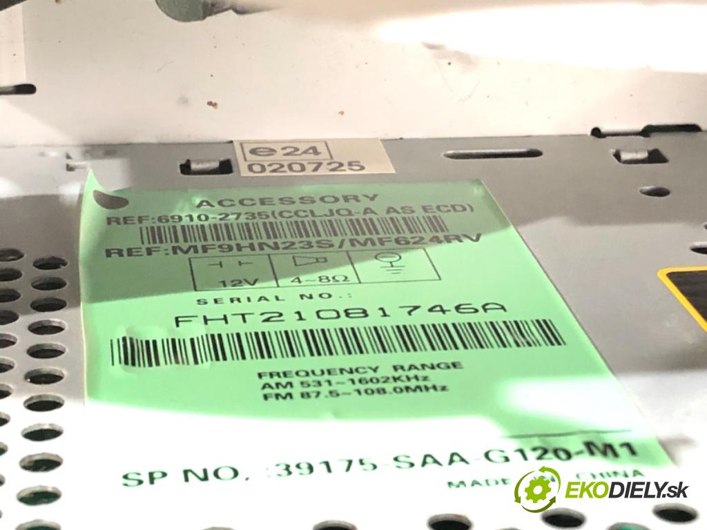 HONDA JAZZ II liftback 2005 57 kW 1.2 i-DSI (GD5, GE2) 1243 RADIO 39175 SAA-G120-M1 (Audio zariadenie)