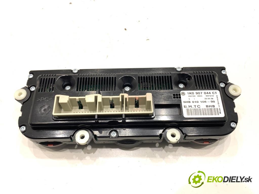 VW GOLF V Kombi 2009 90 kW 1.4 TSI 1390 Panel ovládania kúrenia 1K0907044CT (Prepínacie páčky pod volantom)
