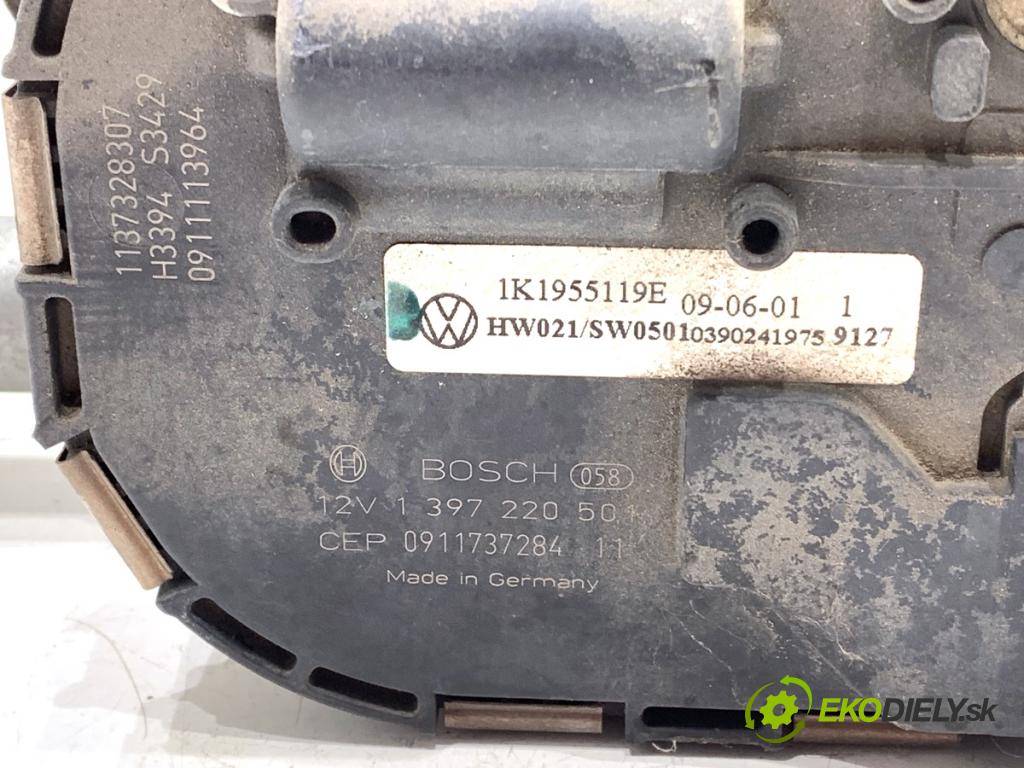 VW GOLF V Kombi 2009 90 kW 1.4 TSI 1390 Mechanizmus stieračov predný 1K1955119E (Motorček stieračov predný)