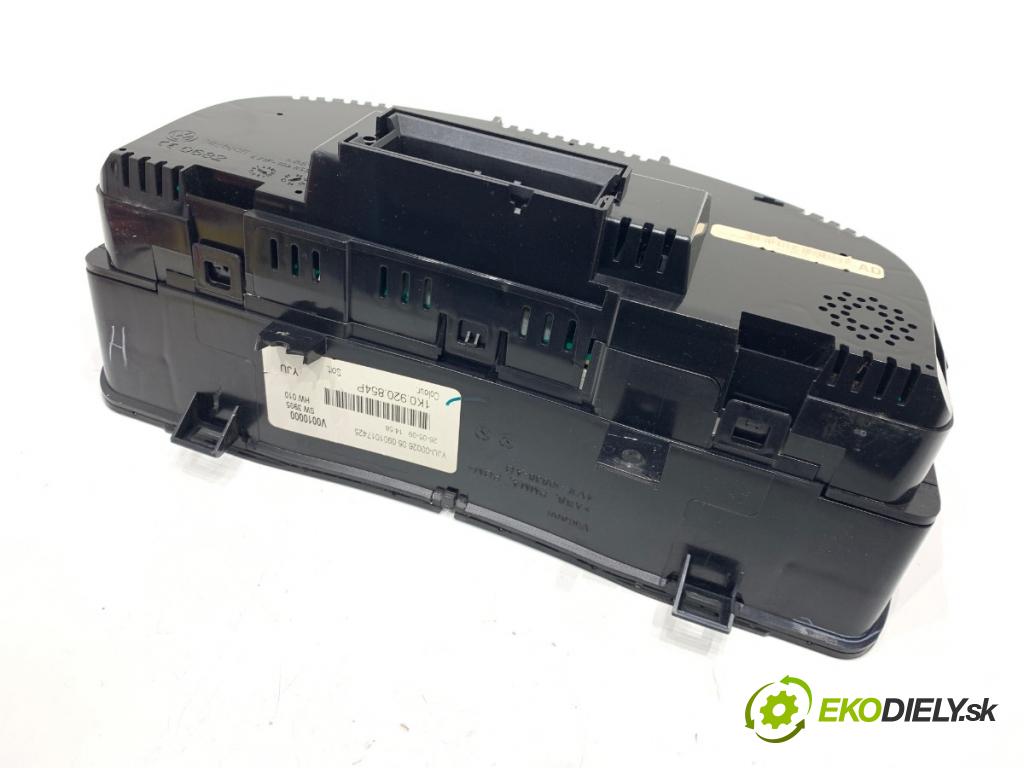 VW GOLF V Kombi 2009 90 kW 1.4 TSI 1390 Prístrojovka 1K0910854P (Prístrojová doska)