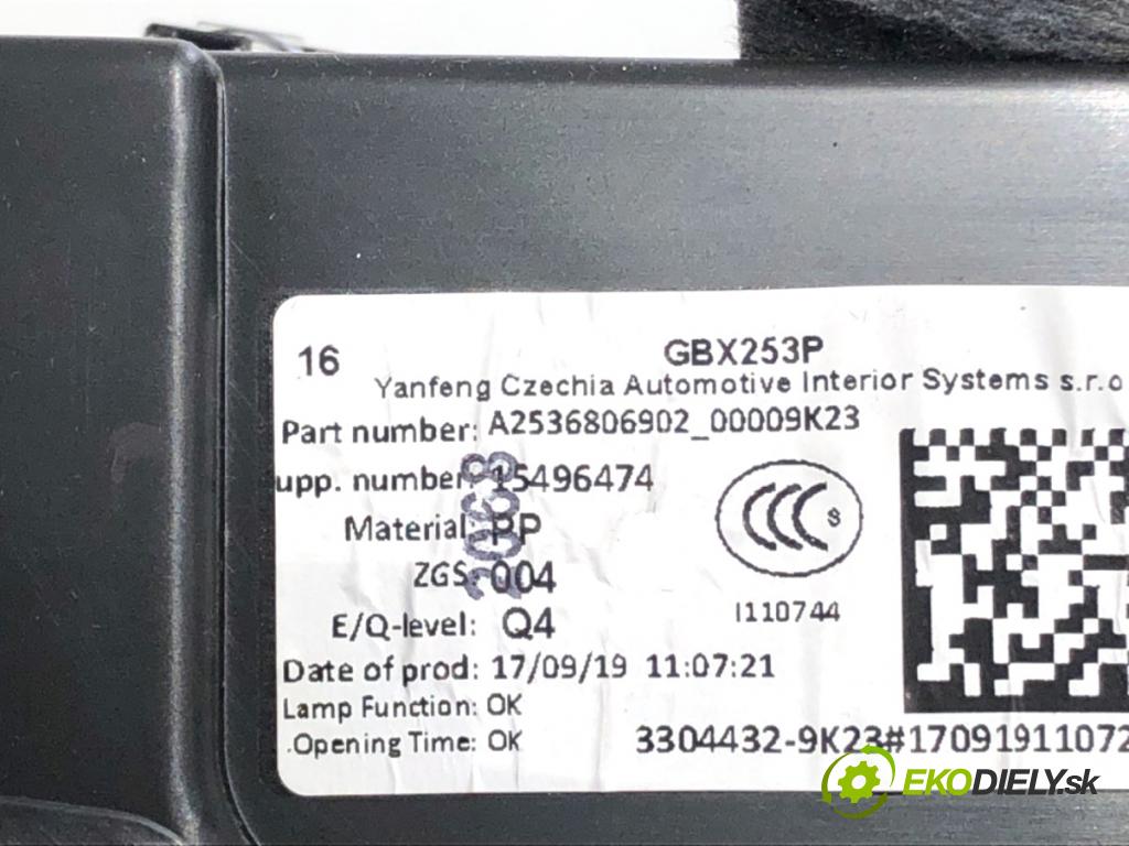 MERCEDES-BENZ GLC SUV 2020 143 kW 220 d 4-matic (253.915) 1950 Priehradka, kastlík spolujazdca A2536806902 (Priehradka (kastlík))