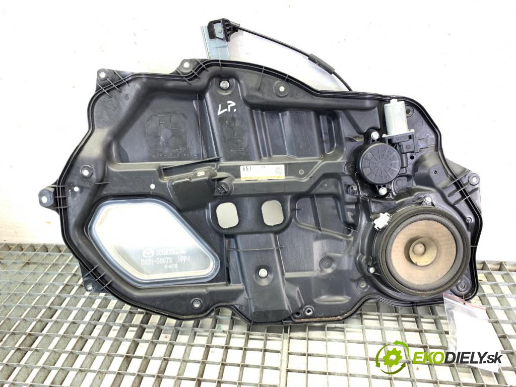MAZDA 2 DE liftback 2008 63 kW 1.3 (DE3FS) 1349 mechanismus okna levý přední část 