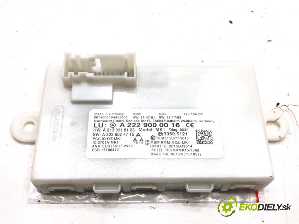 MERCEDES-BENZ GLC SUV 2020 143 kW 220 d 4-matic (253.915) 1950 Modul KEYLESS A2229000016
