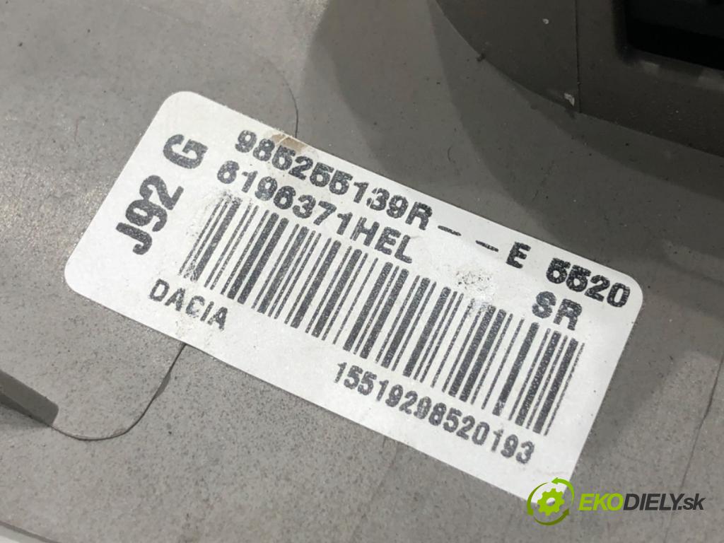 DACIA DOKKER nadwozie wielkoprzestrzenne (MPV) 2015 61 kW 1.6 1598 AirBag spolujezdce 985255139R (Airbag)