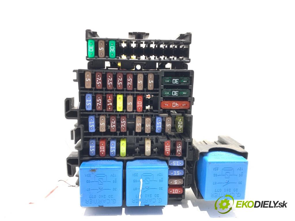 DACIA DOKKER nadwozie wielkoprzestrzenne (MPV) 2015 61 kW 1.6 1598 skříňka poistková  (Pojistková skříňka)