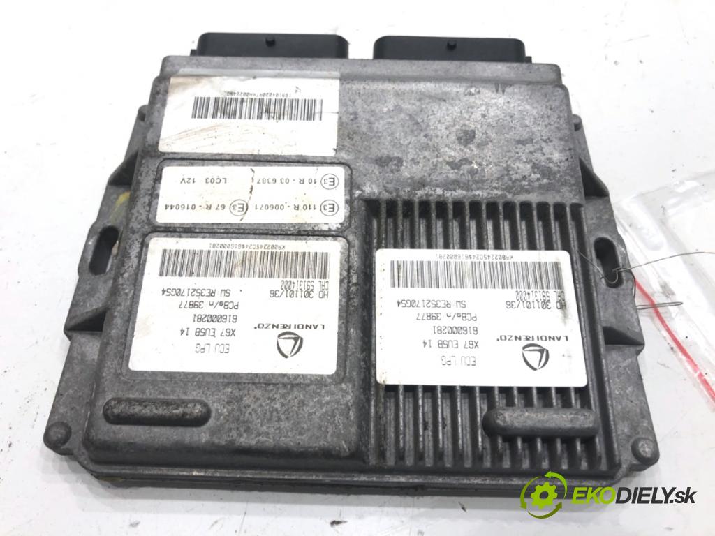 DACIA DOKKER nadwozie wielkoprzestrzenne (MPV) 2015 61 kW 1.6 1598 řídící jednotka LPG 616000281
