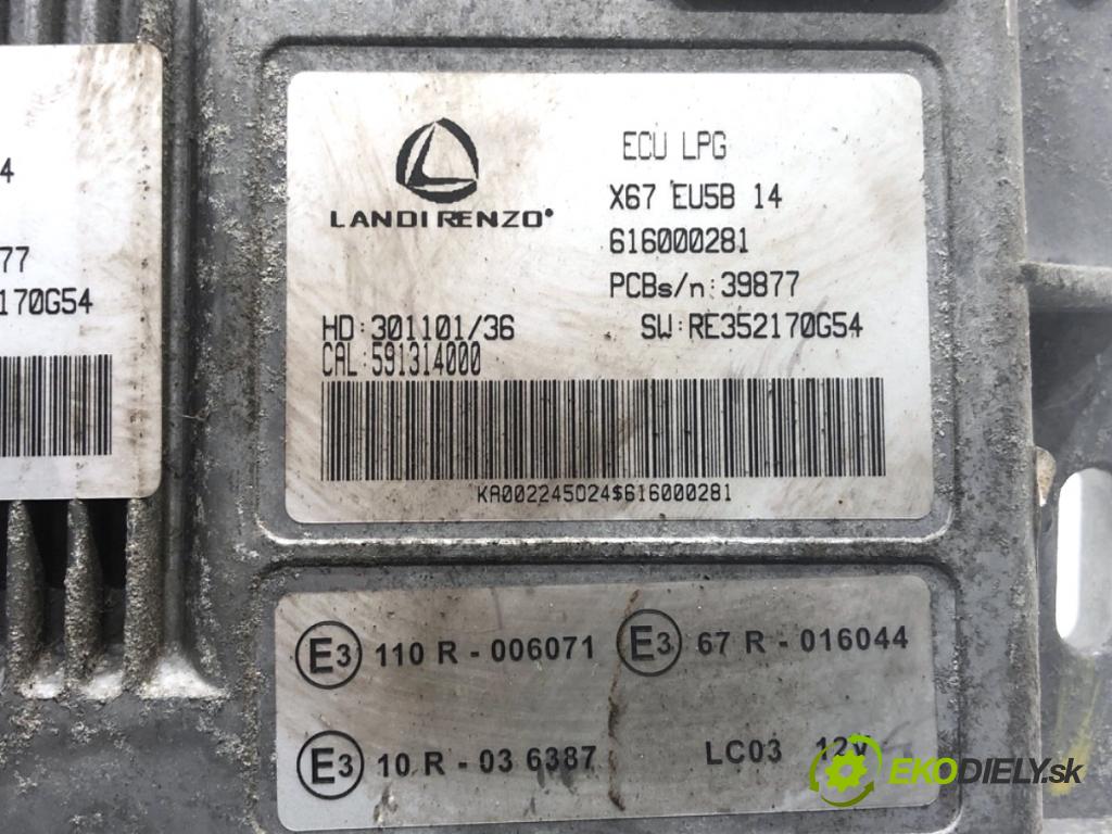DACIA DOKKER nadwozie wielkoprzestrzenne (MPV) 2015 61 kW 1.6 1598 řídící jednotka LPG 616000281
