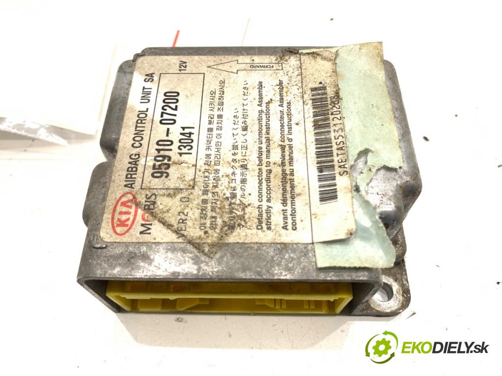 KIA PICANTO I liftback 2005 48 kW 1.1 1086 senzor airbag 95910-07200 (Snímač)
