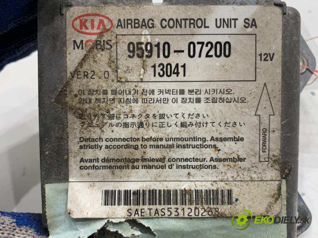 KIA PICANTO I liftback 2005 48 kW 1.1 1086 senzor airbag 95910-07200 (Snímač)