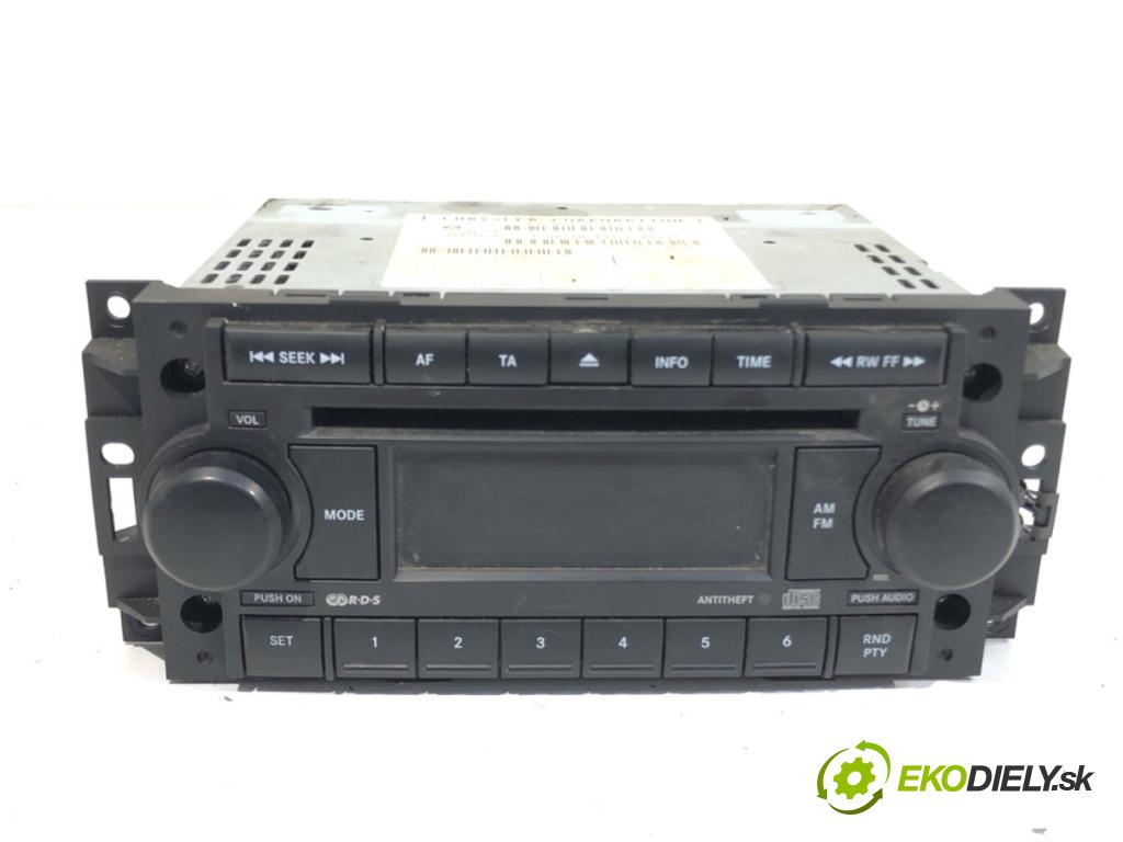 DODGE CALIBER liftback 2006 110 kW 1.8 1798 RADIO P05091509AG (Audio zariadenie)