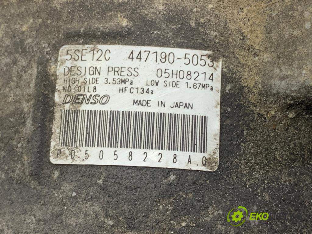 DODGE CALIBER liftback 2006 110 kW 1.8 1798 Kompresor klimatizácie 447190-5053 (Kompresor klimatizácie)