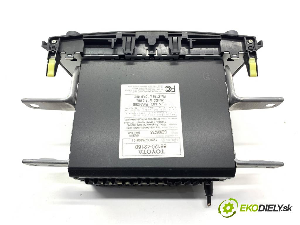 TOYOTA RAV 4 III SUV 2006 125 kW 2.4 4WD (ACA31, ACA33) 2362 RADIO 86120-42160 (Audio zariadenie)