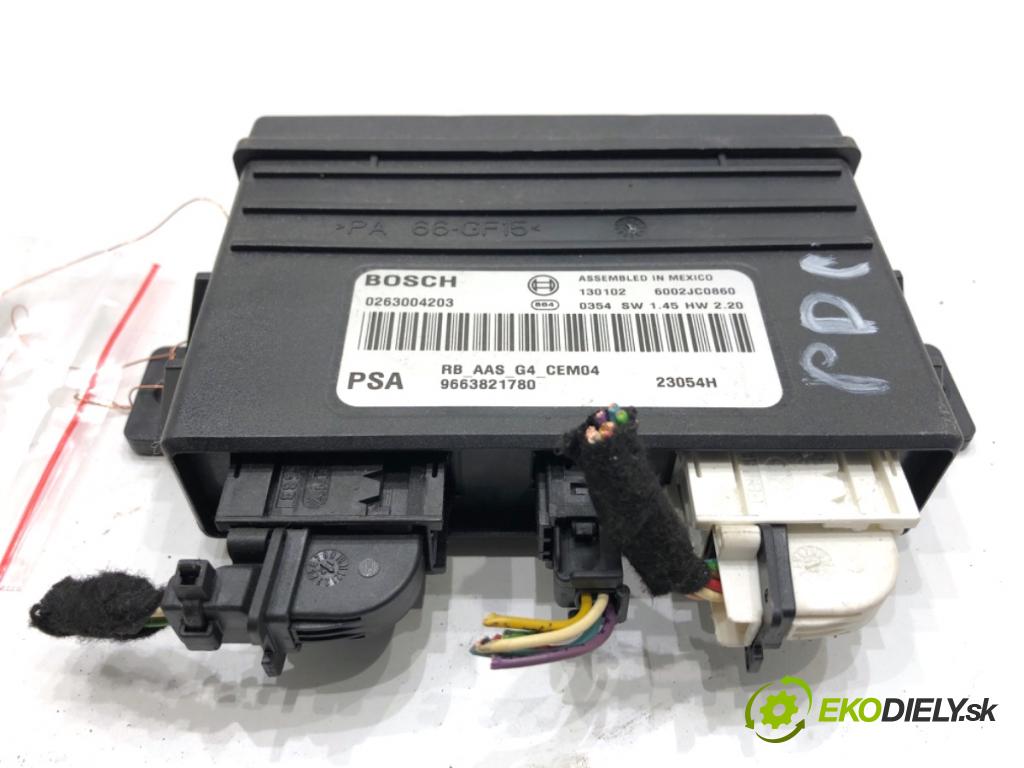 CITROEN C5 III Kombi 2013 120 kW 2.0 HDi 165 1997 Modul PDC 9663821780 (Riadiaca jednotka ostatné)