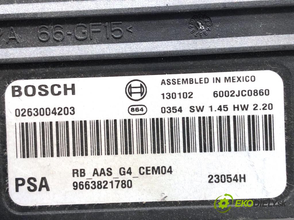 CITROEN C5 III Kombi 2013 120 kW 2.0 HDi 165 1997 Modul PDC 9663821780 (Riadiaca jednotka ostatné)