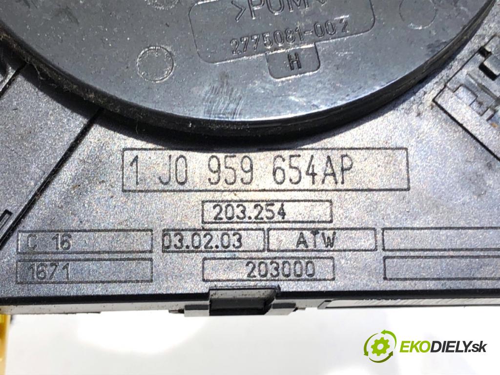 SKODA SUPERB I sedan 2003 96 kW 1.9 TDI 1896 kroužek slimák airbag 1J0959654AP (Airbag)