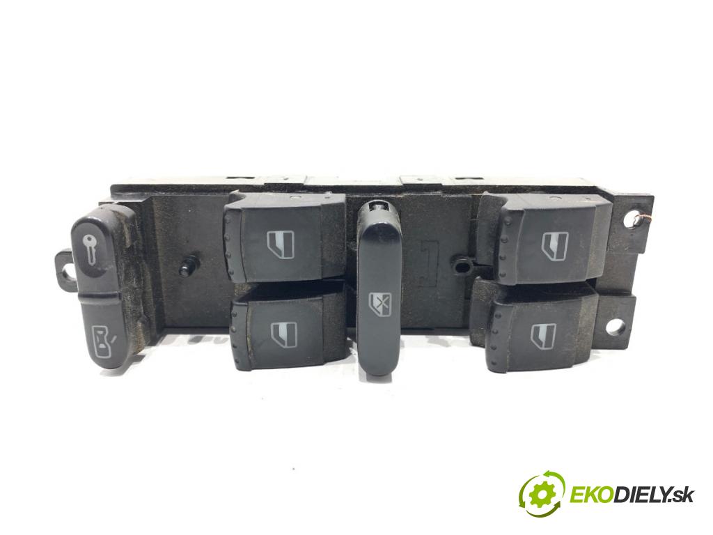 SKODA SUPERB I sedan 2003 96 kW 1.9 TDI 1896 Prepínač okien 1J4959857C (Prepínacie páčky pod volantom)