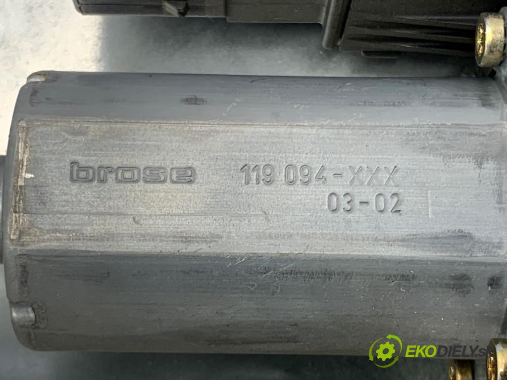 SKODA SUPERB I sedan 2003 96 kW 1.9 TDI 1896 mechanismus okna pravý zadní část