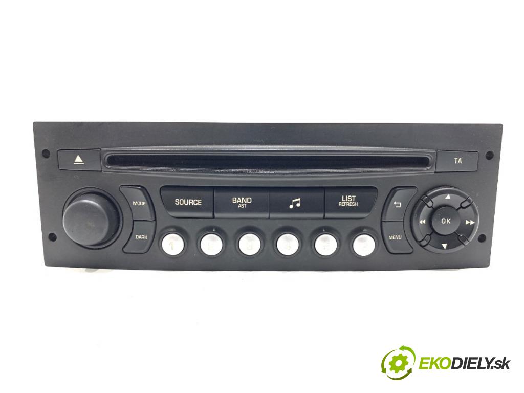 CITROEN BERLINGO II Nadwozie pełne/minivan 2016 73 kW 1.6 BlueHDi 100 1560 RADIO 98137862XT (Audio zariadenie)