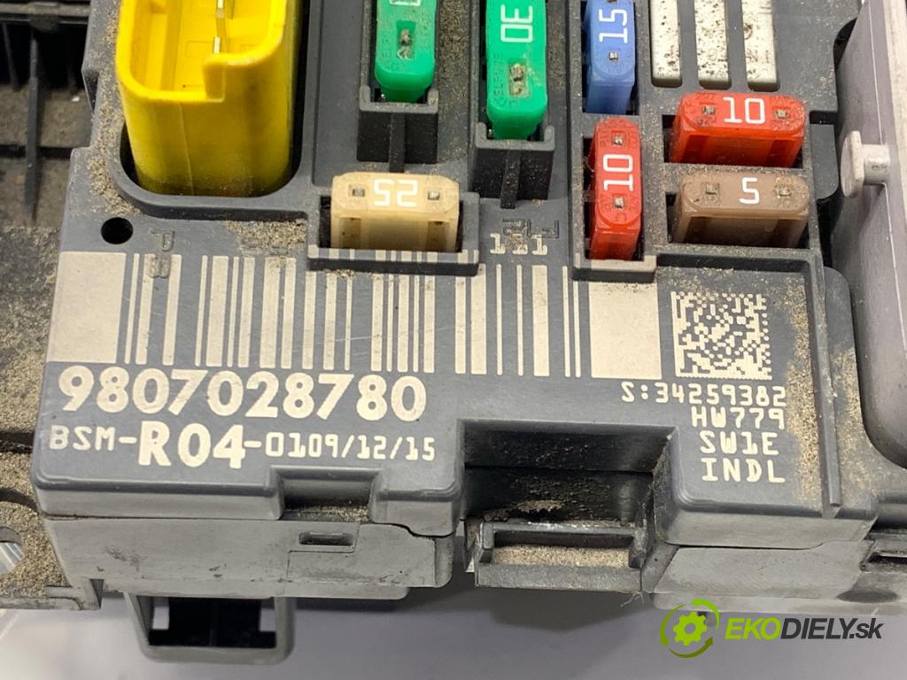 CITROEN BERLINGO II Nadwozie pełne/minivan 2016 73 kW 1.6 BlueHDi 100 1560 Modul BSM 9807028780 (Riadiaca jednotka ostatné)