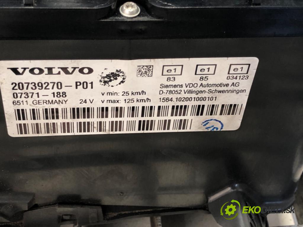 VOLVO FH Ciągnik siodłowy 2012 338 kW 460 338 kW [460 KM] olej napędowy 2005 - 2022 12800 Prístrojovka 20739270 (Prístrojová doska)