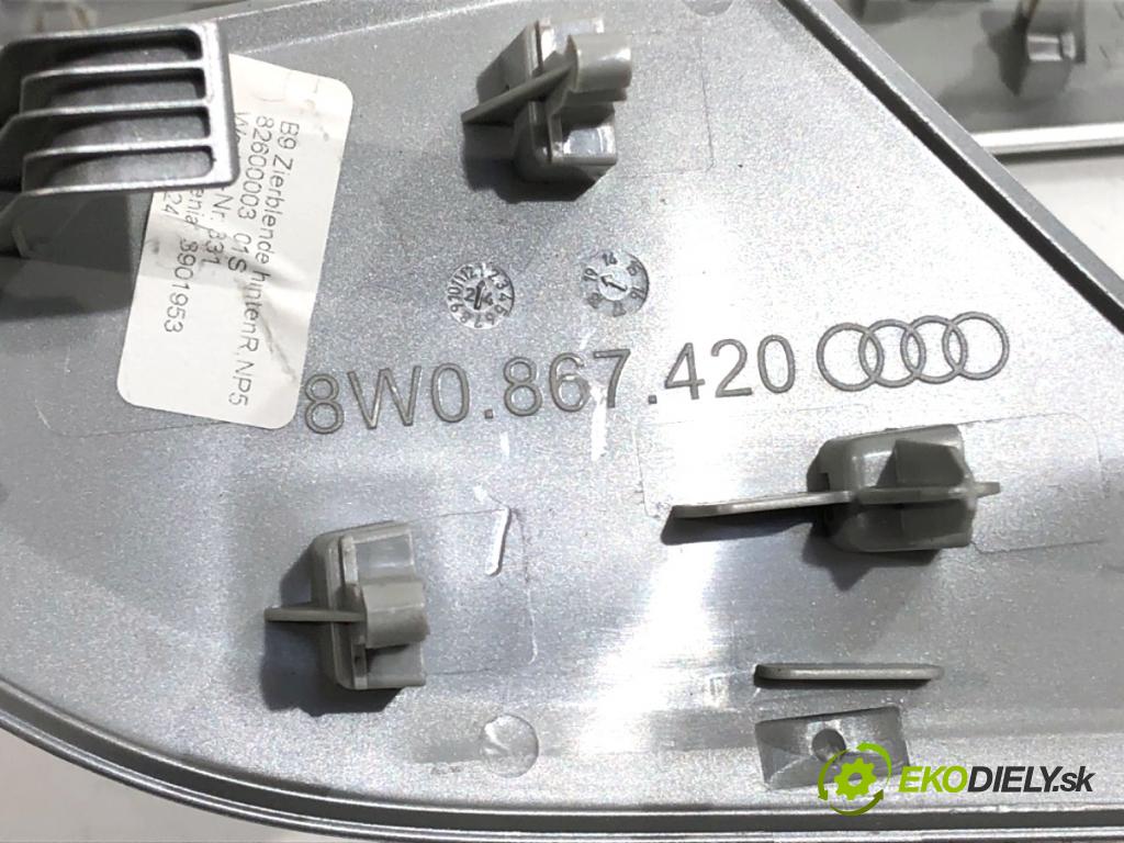 AUDI A4 B9 sedan 2024 110 kW 35 TFSI Mild Hybrid 1984 lišty kryt 8W1853190 8W1863969R (Lišta)