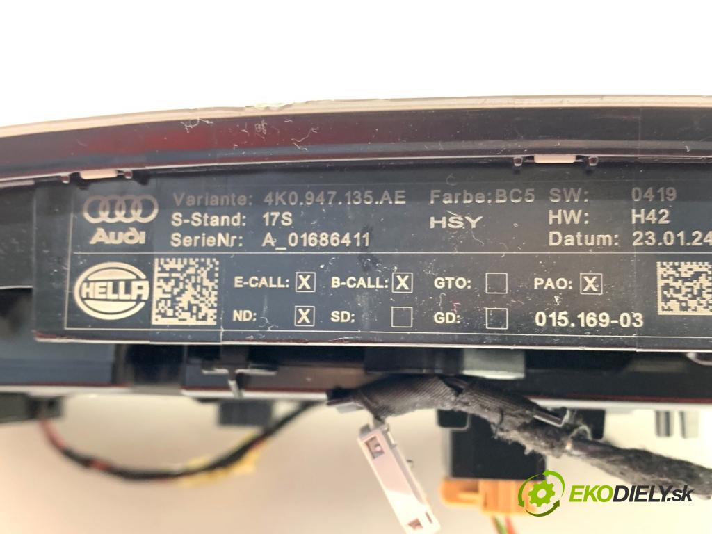 AUDI A4 B9 sedan 2024 110 kW 35 TFSI Mild Hybrid 1984 světlo stropní 4K0947135AE