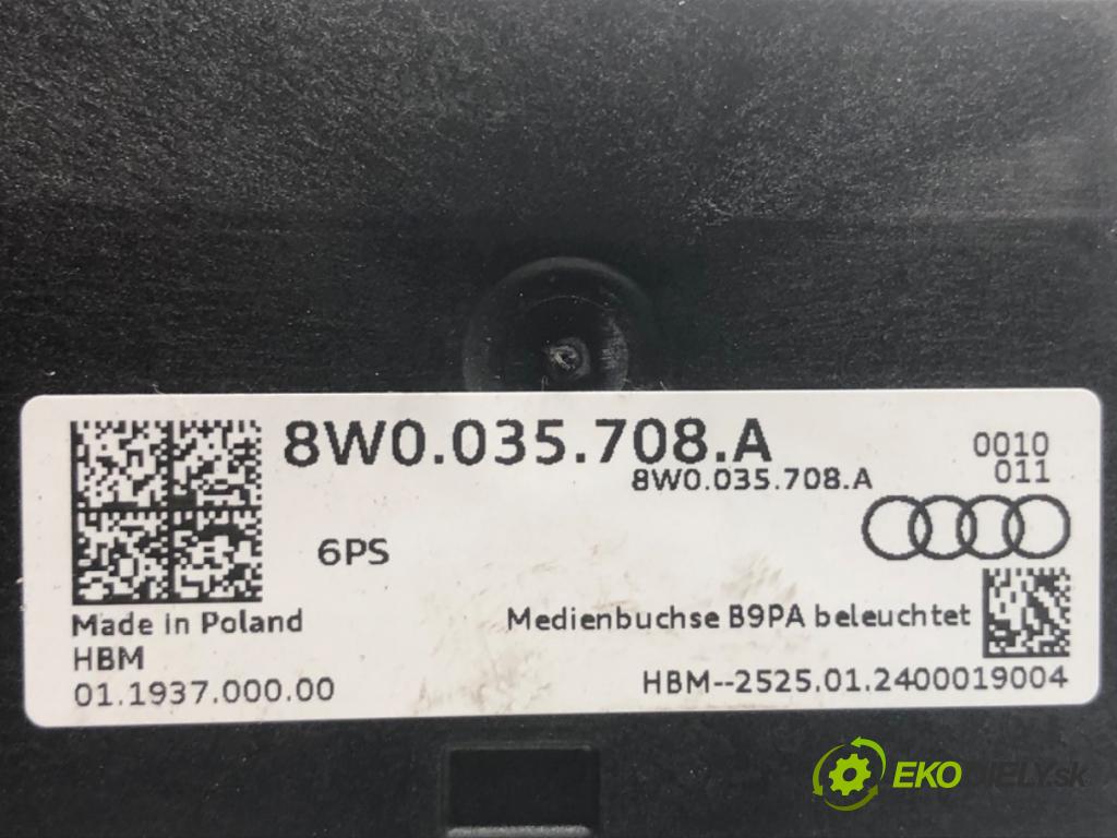 AUDI A4 B9 sedan 2024 110 kW 35 TFSI Mild Hybrid 1984 HNÍZDO: USB 8W0035708A