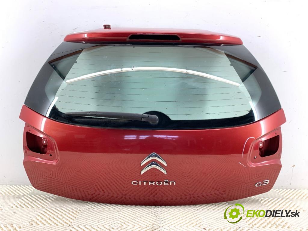 CITROEN C3 II liftback 2012 54 kW 1.4 1360 kapota zad EKQ