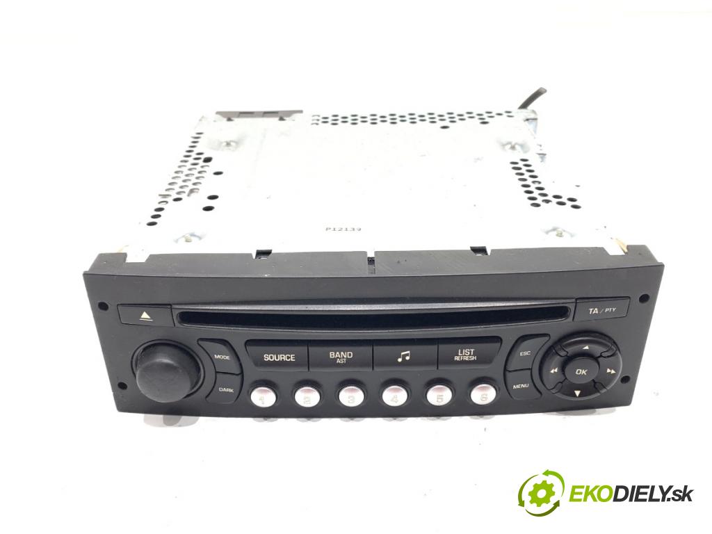 CITROEN C3 II liftback 2012 54 kW 1.4 1360 RADIO 96775574XT (Audio zariadenie)