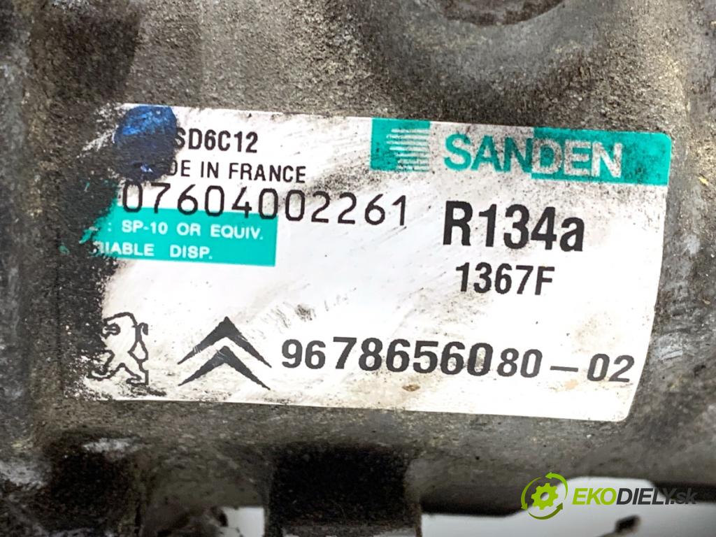 CITROEN C3 II liftback 2012 54 kW 1.4 1360 Kompresor klimatizácie 9678656080 (Kompresor klimatizácie)