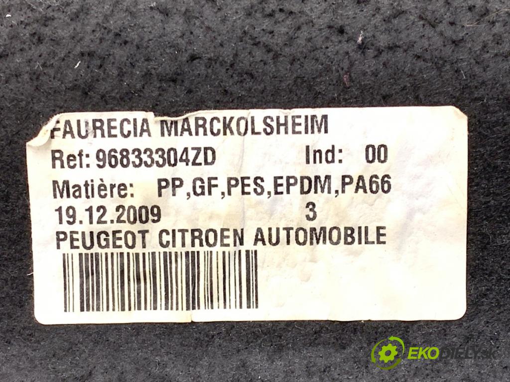 CITROEN C3 II liftback 2012 54 kW 1.4 1360 pláto zadní část