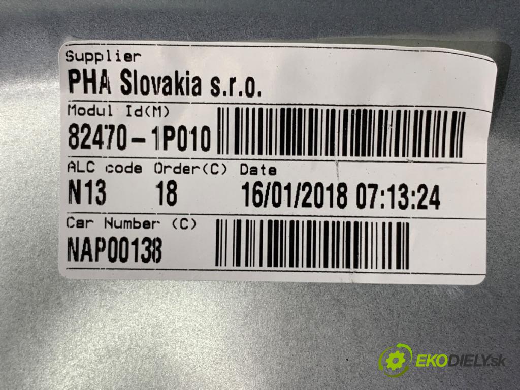 KIA VENGA liftback 2018 66 kW 1.4 CVVT 1396 mechanismus okna levý přední část 82470-1P010